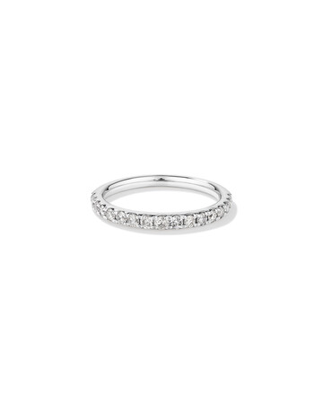 Wedding Band with 1/2 Carat TW of Diamonds in 14kt White Gold Wedding Band with 1/2 Carat TW of Diamonds in 14kt White Gold