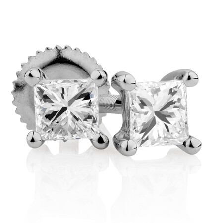 Certified Stud Earrings with 0.30 Carat TW of Diamonds in 14kt White Gold Certified Stud Earrings with 0.30 Carat TW of Diamonds in 14kt White Gold