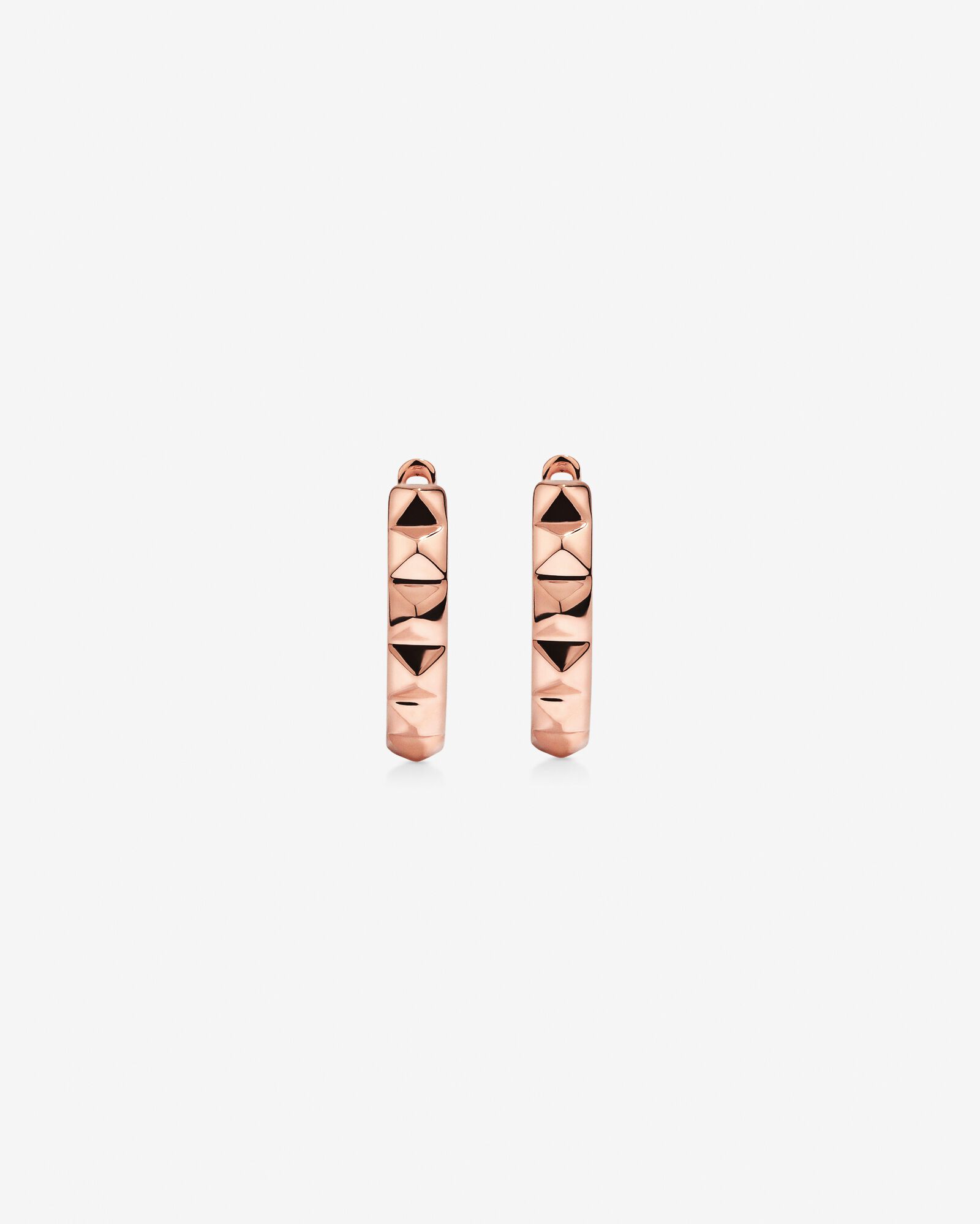 Signature Connect Huggie Earrings 10kt Rose Gold