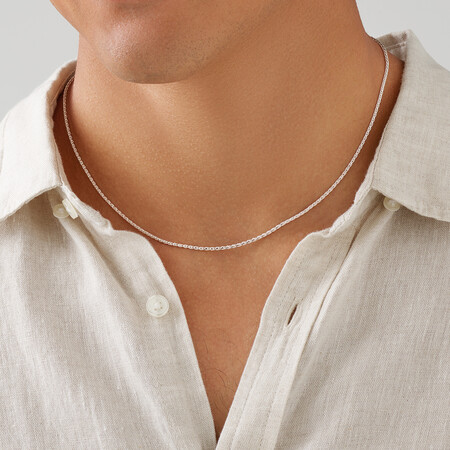 50cm (20") 1.5mm-2mm Width Wheat Chain in Sterling Silver 50cm (20") 1.5mm-2mm Width Wheat Chain in Sterling Silver