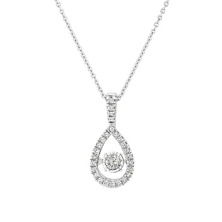 Everlight Pendant with 0.20 Carat TW of Diamonds in Sterling Silver Everlight Pendant with 0.20 Carat TW of Diamonds in Sterling Silver