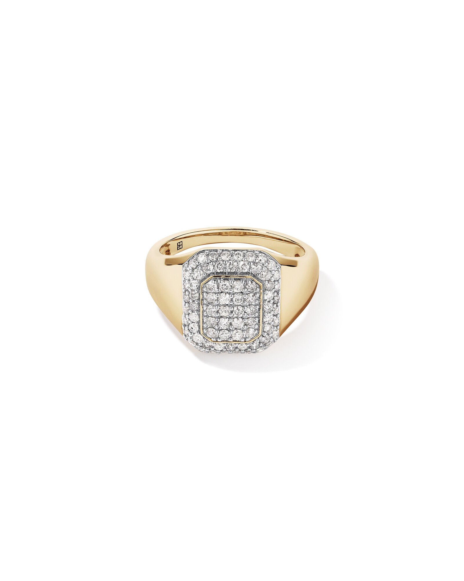 1,00 carat de diamants en grappe en or jaune 10 ct