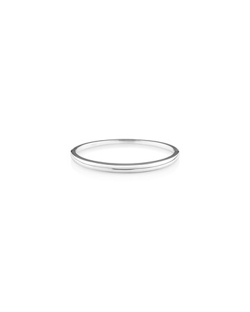 61mm Solid Dome Bangle in Sterling Silver 61mm Solid Dome Bangle in Sterling Silver