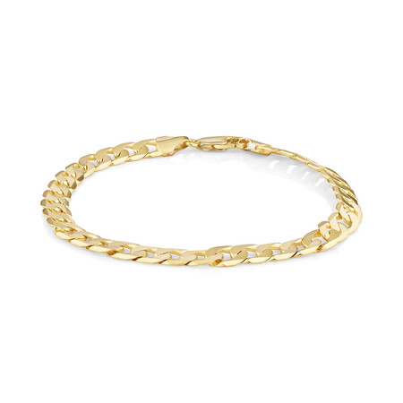 Curb Bracelet in 10kt Yellow Gold Curb Bracelet in 10kt Yellow Gold
