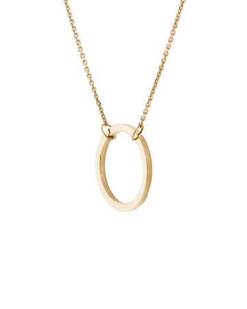 Circle Necklace in 10kt Yellow Gold Circle Necklace in 10kt Yellow Gold