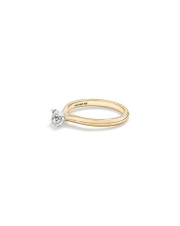 Certified Solitaire Engagement Ring with a 0.34 Carat TW Diamond in 14kt Yellow & White Gold Certified Solitaire Engagement Ring with a 0.34 Carat TW Diamond in 14kt Yellow & White Gold