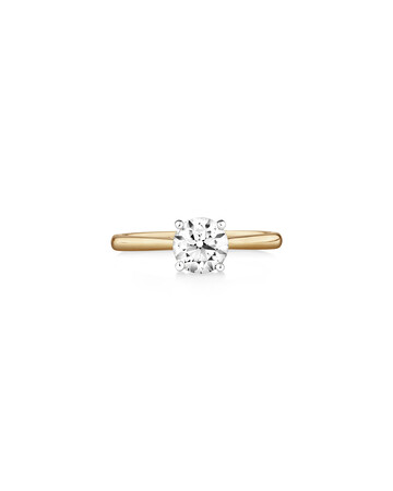 Evermore Certified Solitaire Engagement Ring with 1 Carat TW Diamond in 14kt Yellow/White Gold Evermore Certified Solitaire Engagement Ring with 1 Carat TW Diamond in 14kt Yellow/White Gold