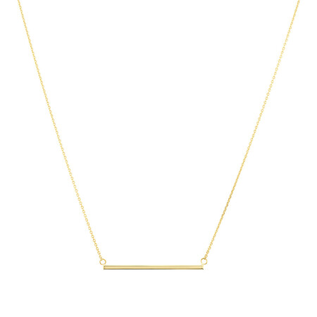 Bar Necklace in 10kt Yellow Gold Bar Necklace in 10kt Yellow Gold