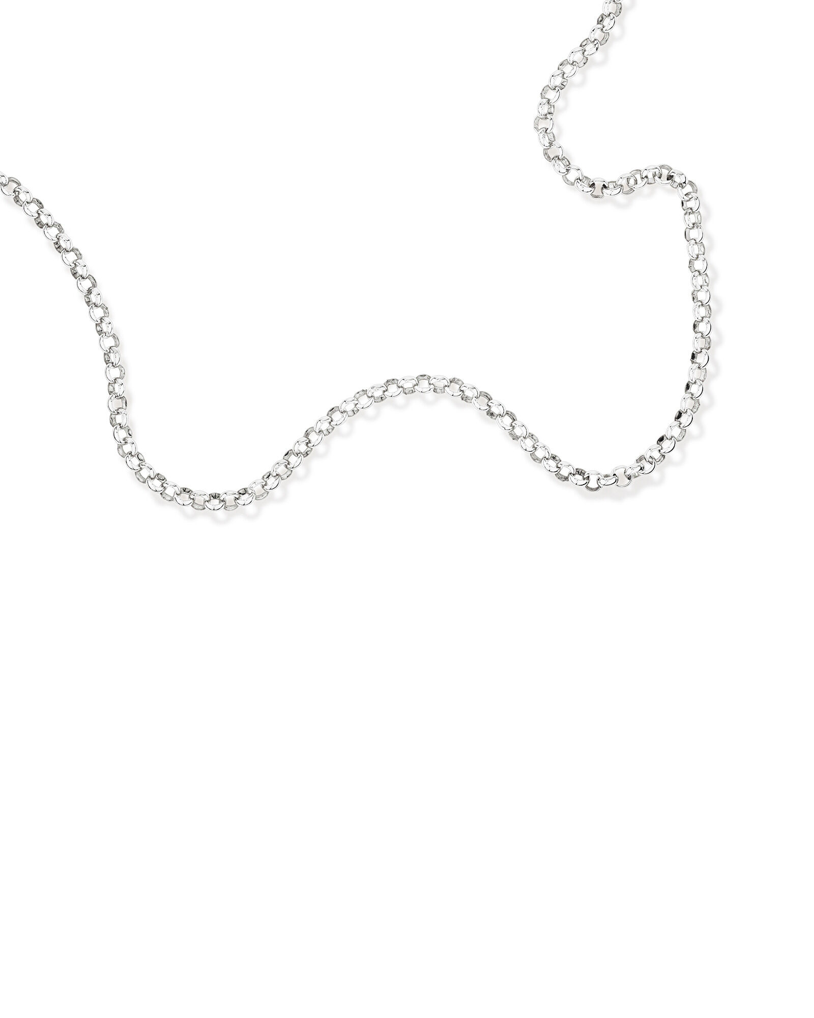 50cm (20") 6.5mm-7mm Width Belcher Chain in Sterling Silver
