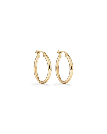 18mm Hoop Earrings in 10kt Yellow Gold 18mm Hoop Earrings in 10kt Yellow Gold