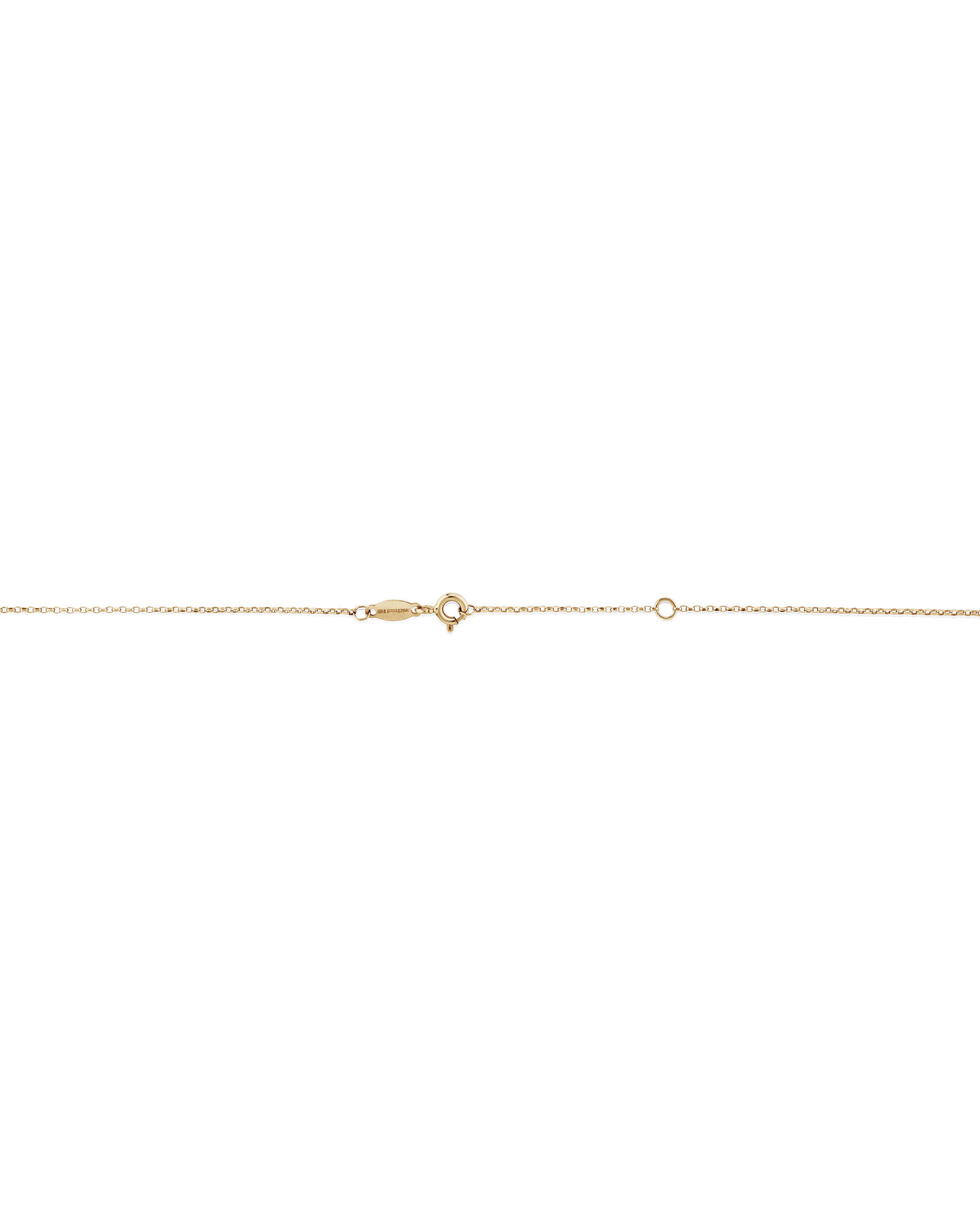 45cm (18") 1mm Width Diamond Cut Belcher Chain in 18kt Yellow Gold