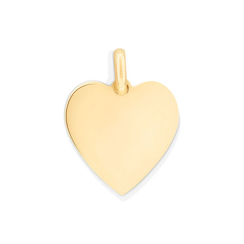 Heart Pendant in 10kt Yellow Gold