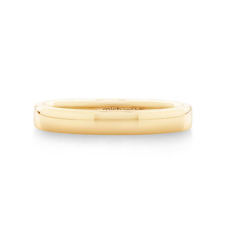 Half Round Wedding Band in 10kt Yellow Gold Half Round Wedding Band in 10kt Yellow Gold