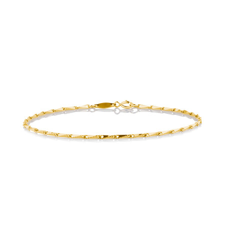 Infinity Bracelet in 10ct Yellow Gold Infinity Bracelet in 10ct Yellow Gold