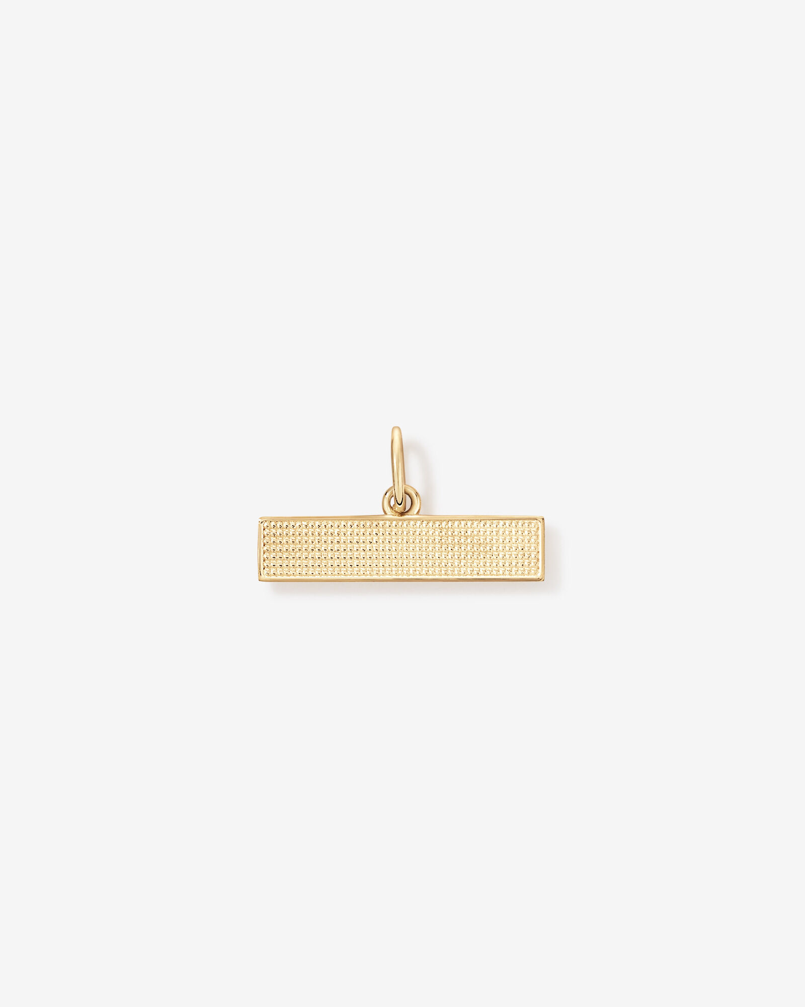 Ingot Pendant in 10kt Yellow Gold