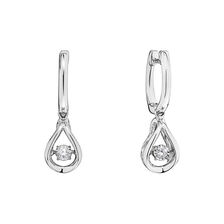 Everlight Earrings with Diamonds in Sterling Silver