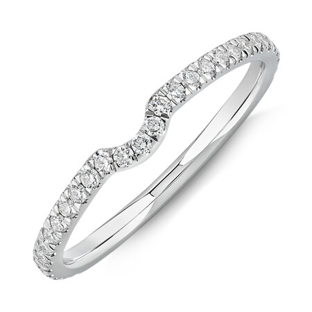 Sir Michael Hill Designer Wedding Band with 0.23 Carat TW of Diamonds in 18kt White Gold Sir Michael Hill Designer Wedding Band with 0.23 Carat TW of Diamonds in 18kt White Gold