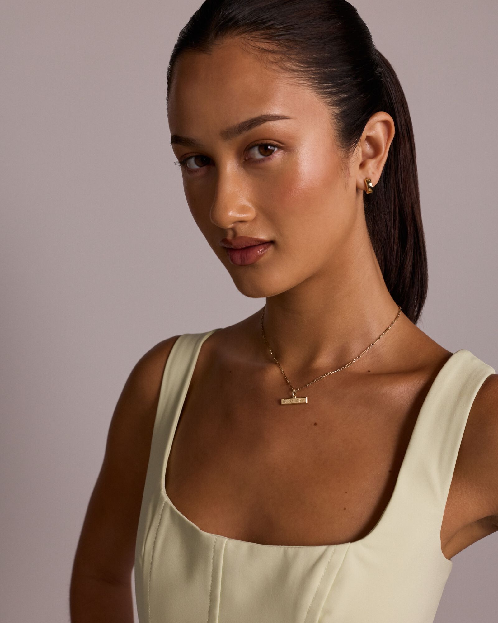 Ingot Pendant in 10kt Yellow Gold