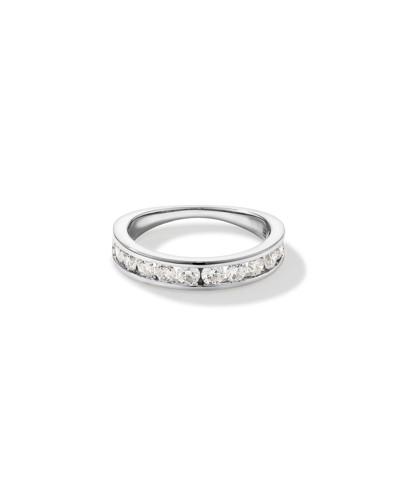 1.00 Carat TW Channel Set Round Brilliant Laboratory-Grown Diamond Wedding Ring in 14kt Gold