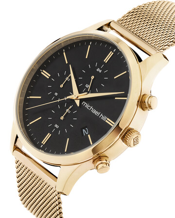 Men's Chronograph Watch in Gold Tone Stainless Steel Men's Chronograph Watch in Gold Tone Stainless Steel