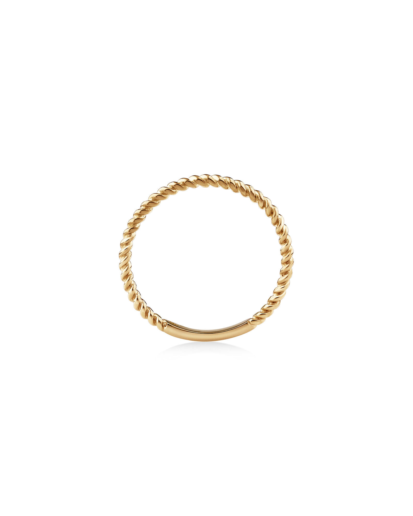 Twisted Band Ring in 10kt Yellow Gold