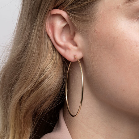Hoop Earrings in 10kt Yellow Gold Hoop Earrings in 10kt Yellow Gold