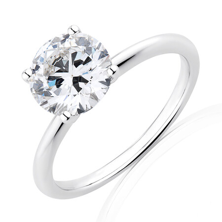 Laboratory-Created 1.75 Carat Diamond Ring in 14kt White Gold Laboratory-Created 1.75 Carat Diamond Ring in 14kt White Gold