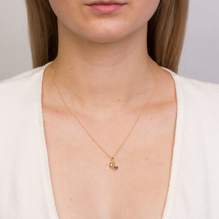 Faith & Hope Charity Pendant in 10kt Yellow Gold Faith & Hope Charity Pendant in 10kt Yellow Gold
