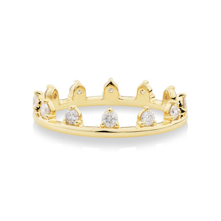 Zipper Ring with 0.41 Carat TW of Diamonds in 10kt Yellow Gold Zipper Ring with 0.41 Carat TW of Diamonds in 10kt Yellow Gold