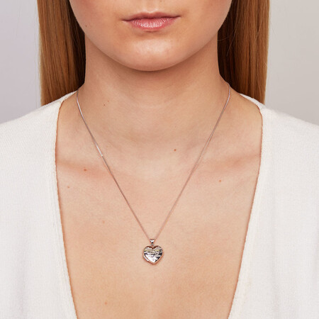 Heart Locket in Sterling Silver Heart Locket in Sterling Silver
