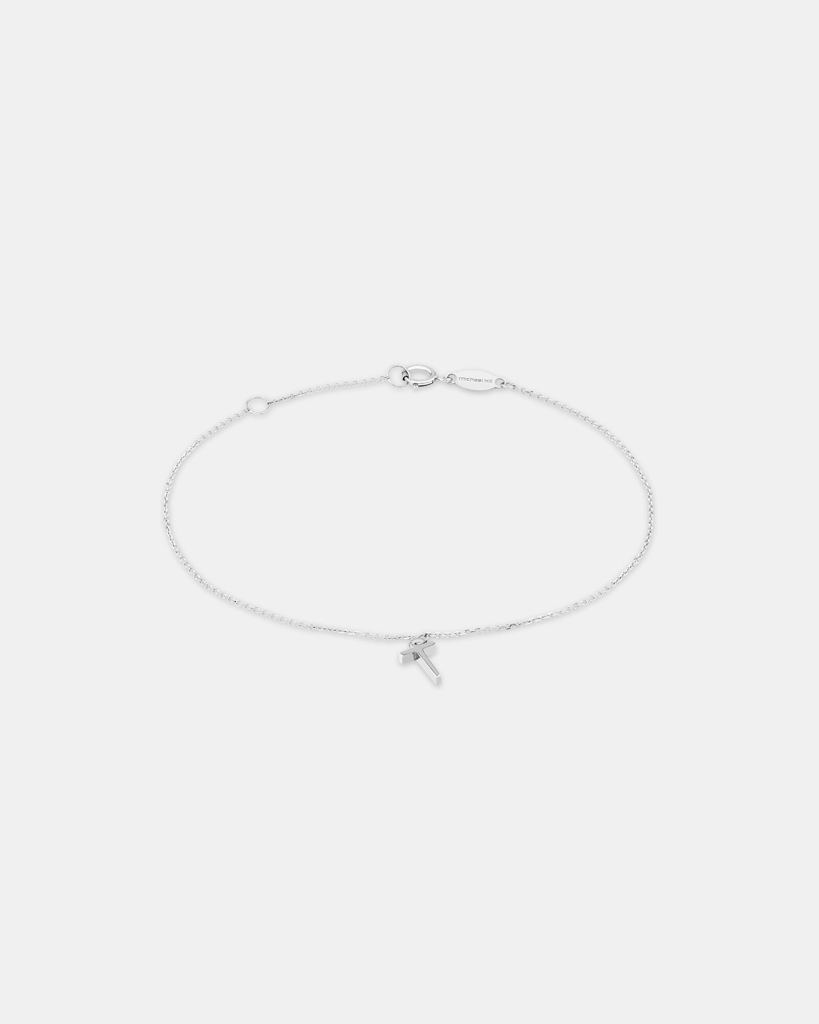 19cm (7.5") T Initial Bracelet in Sterling Silver