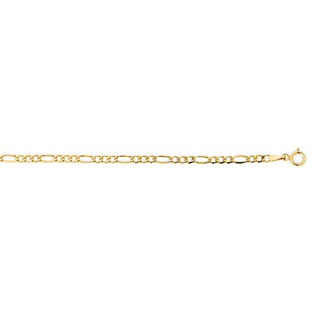Figaro Bracelet in 10kt Yellow Gold Figaro Bracelet in 10kt Yellow Gold