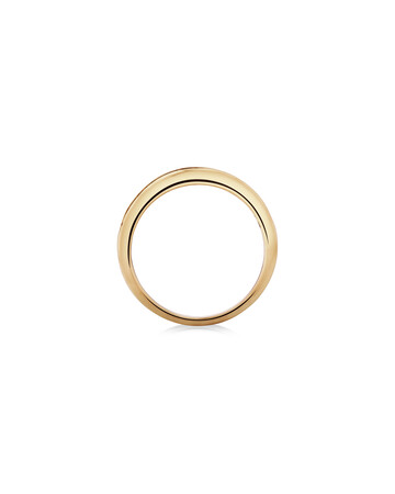 Ring with Ruby & 0.15 Carat TW of Diamonds in 10kt Yellow Gold Ring with Ruby & 0.15 Carat TW of Diamonds in 10kt Yellow Gold
