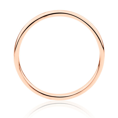 High Domed Wedding Band in 10kt Rose Gold High Domed Wedding Band in 10kt Rose Gold