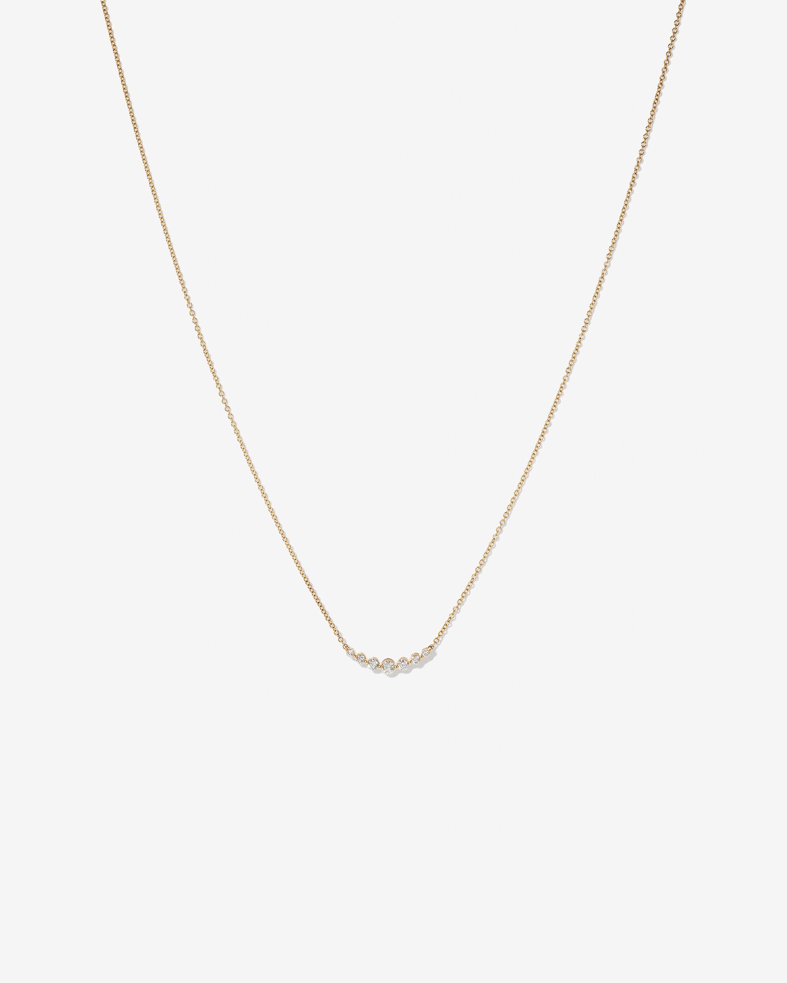 Necklace with 0.25 Carat TW of Diamonds in 18kt Yellow Gold