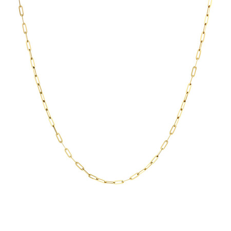 50cm Paperclip Chain in 10kt Yellow Gold