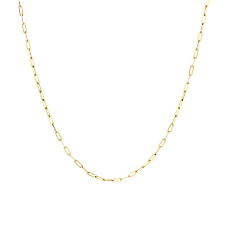 50cm Paperclip Chain in 10kt Yellow Gold 50cm Paperclip Chain in 10kt Yellow Gold