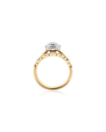 Evermore Bridal Set with 0.25 Carat TW of Diamonds in 10kt Yellow & White Gold Evermore Bridal Set with 0.25 Carat TW of Diamonds in 10kt Yellow & White Gold