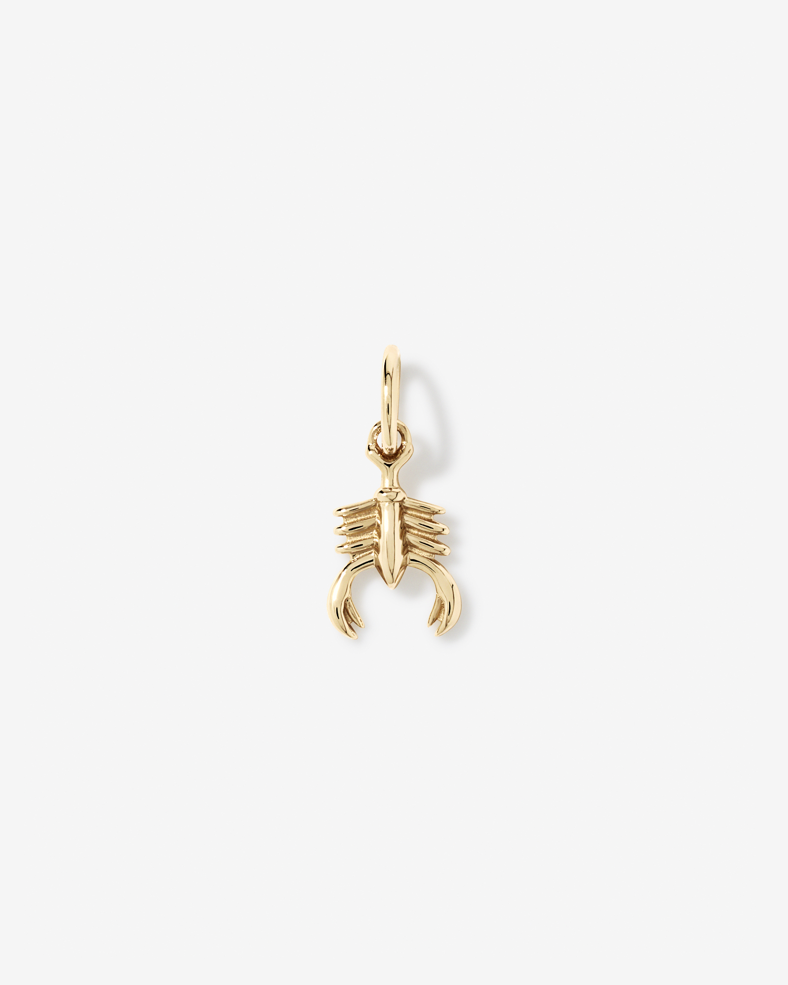 Lobster Pendant in 10kt Yellow Gold