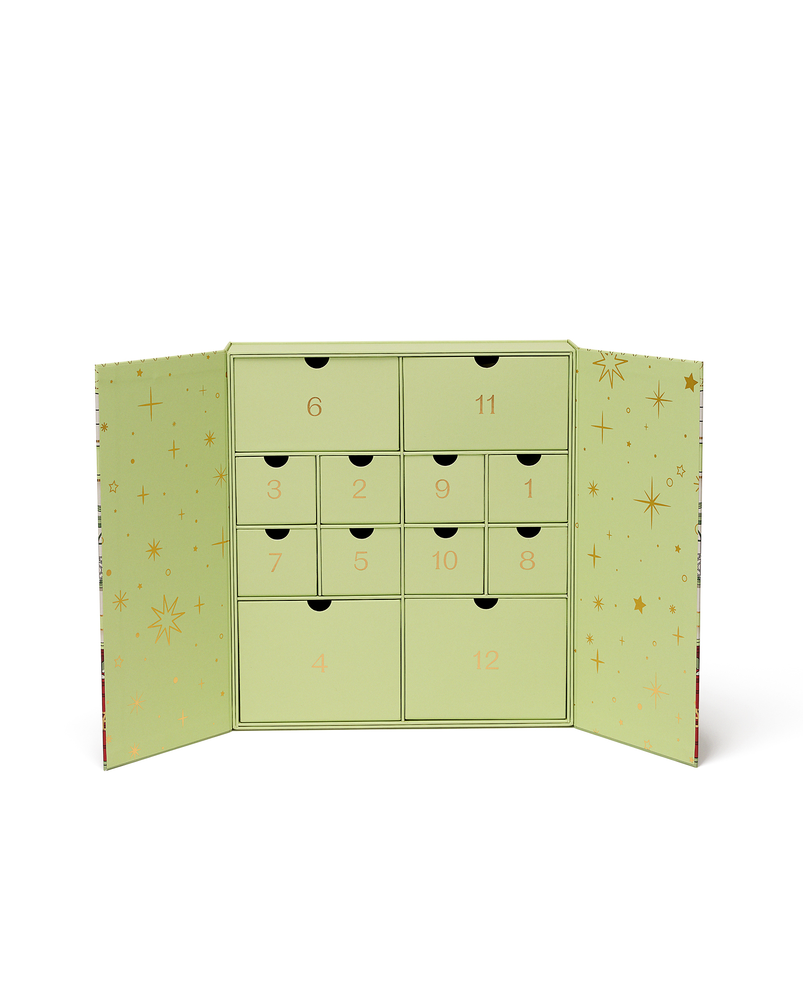 12 Day Jewellery Advent Calendar in 18kt Gold Vermeil