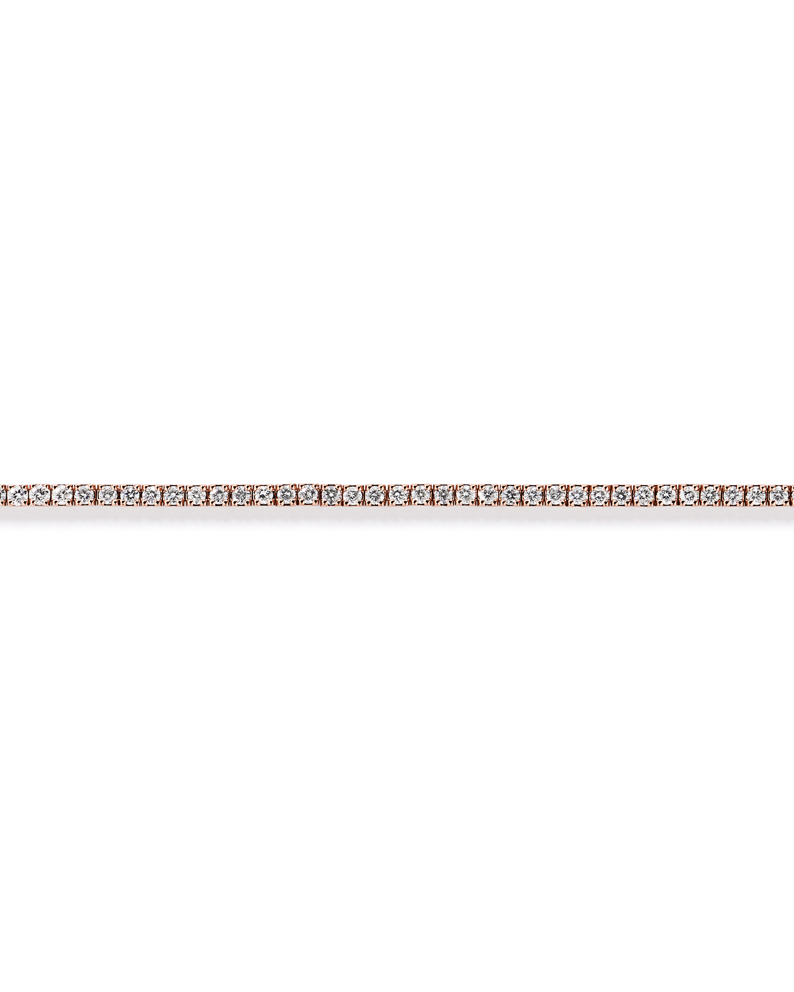 2.00 Carat TW Tennis Bracelet in 10kt Rose Gold