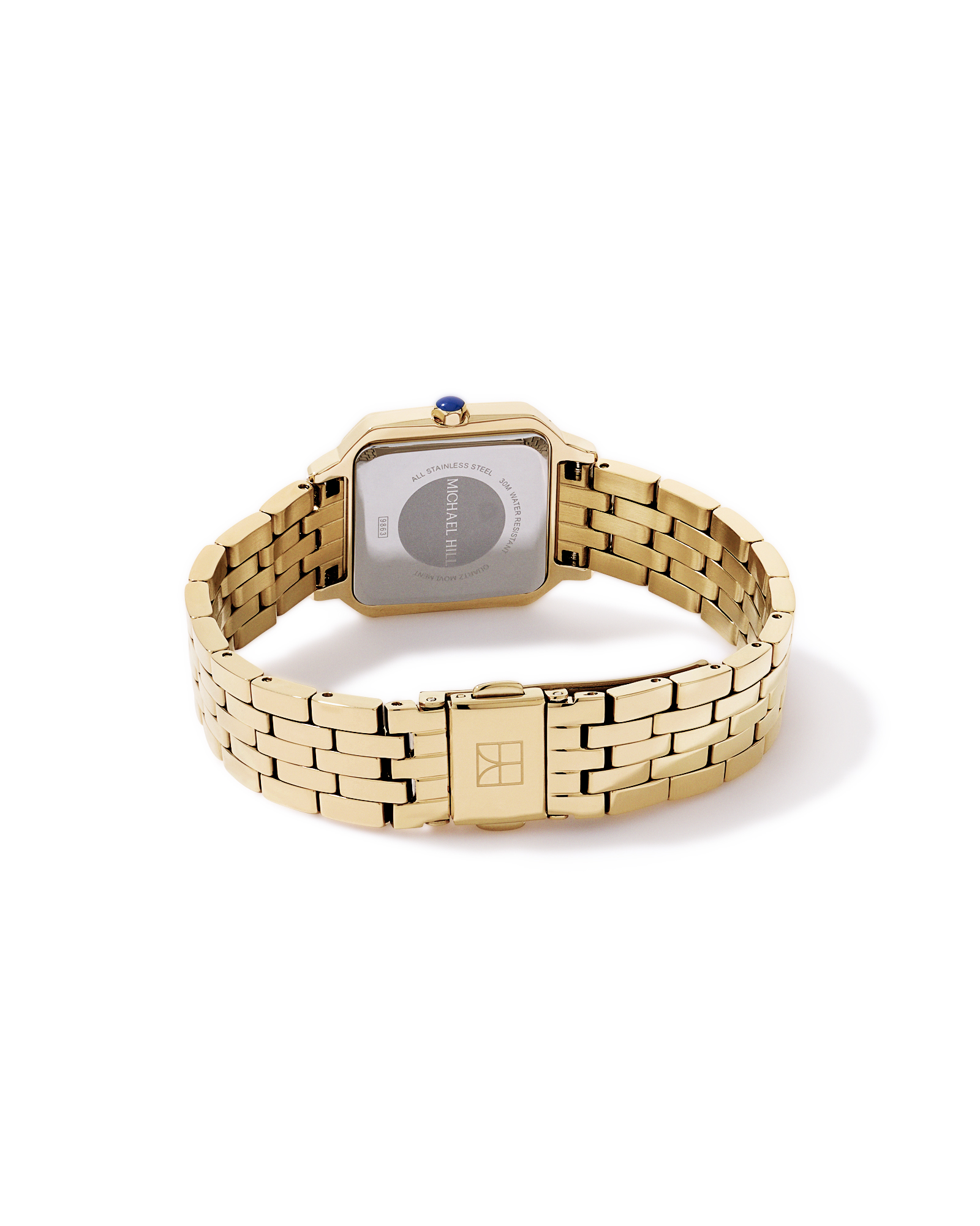 Women’s Square Dial Watch in Gold-Tone Stainless Steel