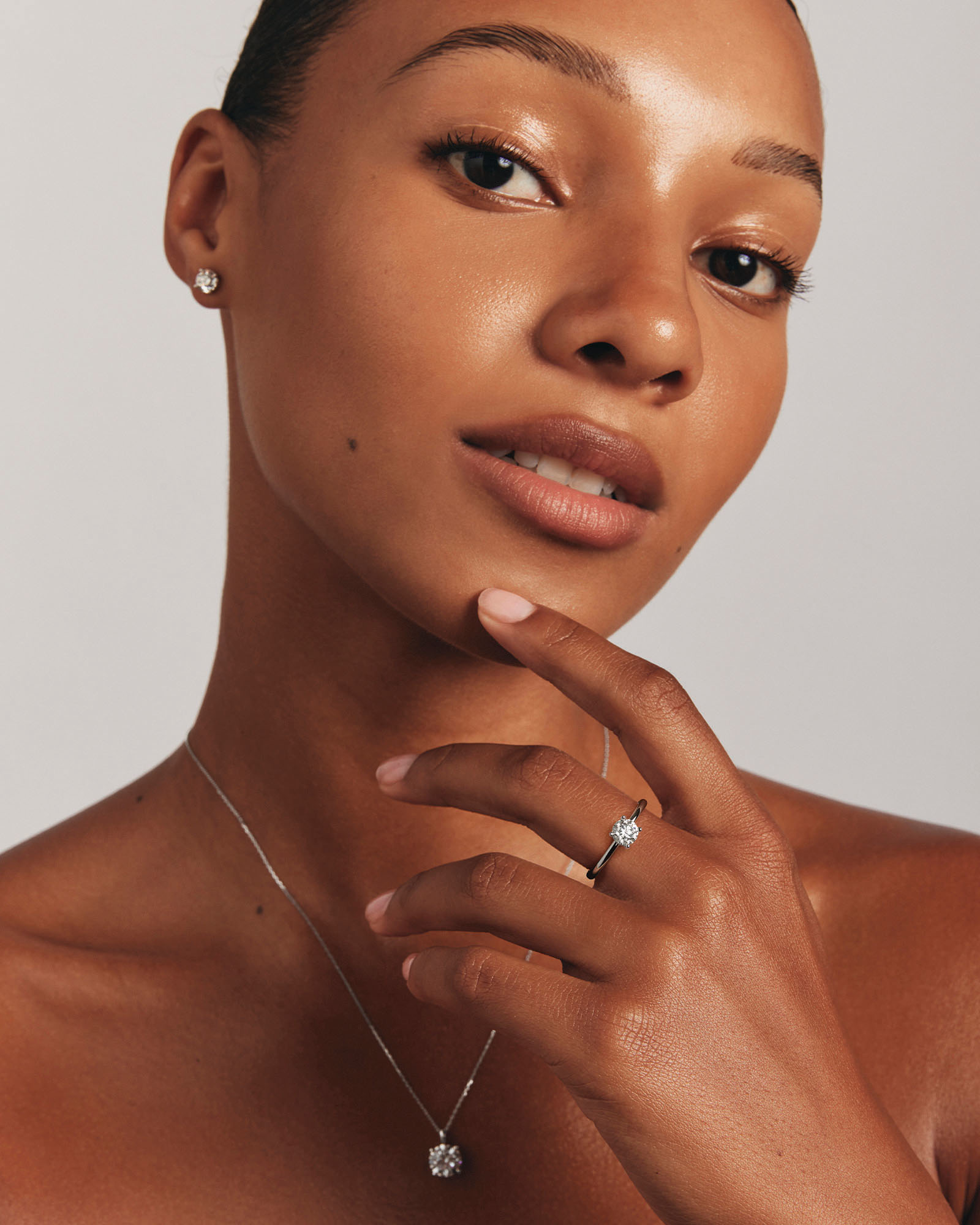 0.70 Carat TW Round Brilliant Diamond Solitaire Engagement Ring in 14kt White Gold