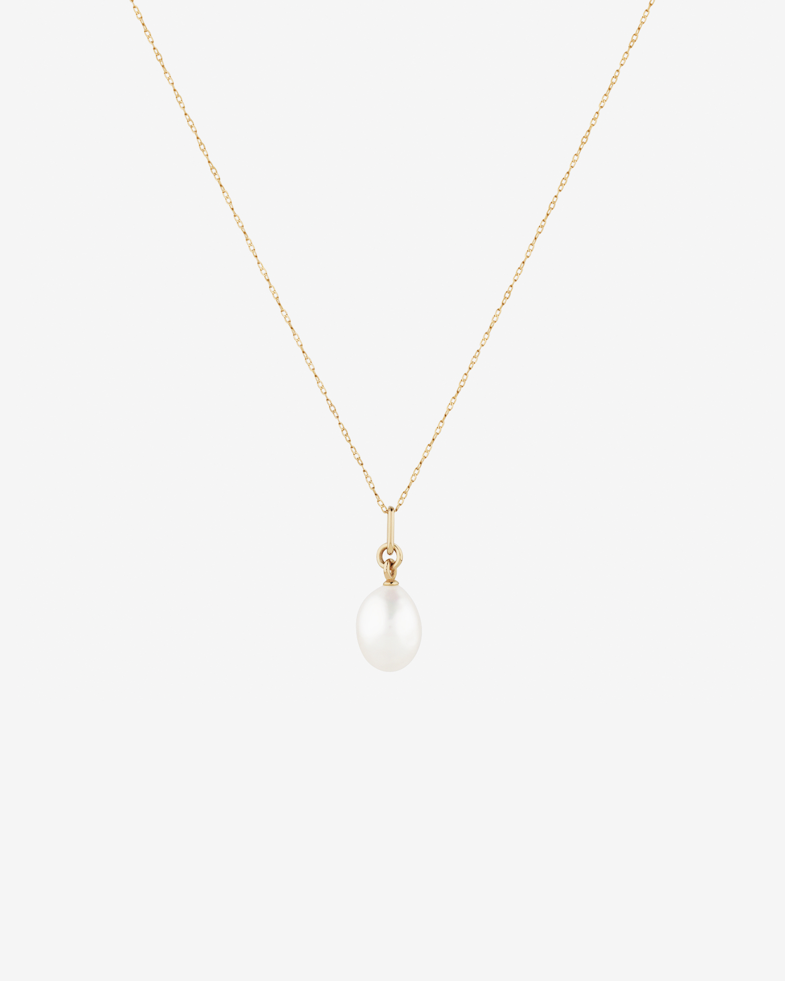 Pendant with Cultured Freshwater Baroque Pearl in 10kt Yellow Gold