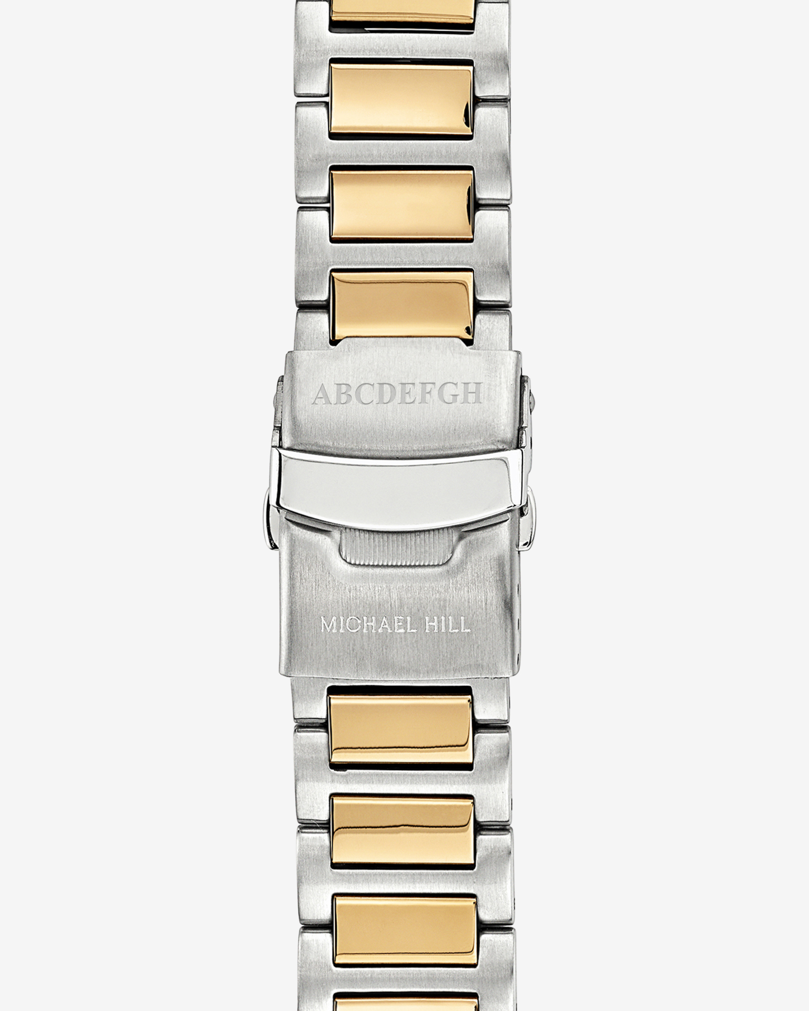 Two-Tone Men's Chronograph Watch in Gold Tone Stainless Steel