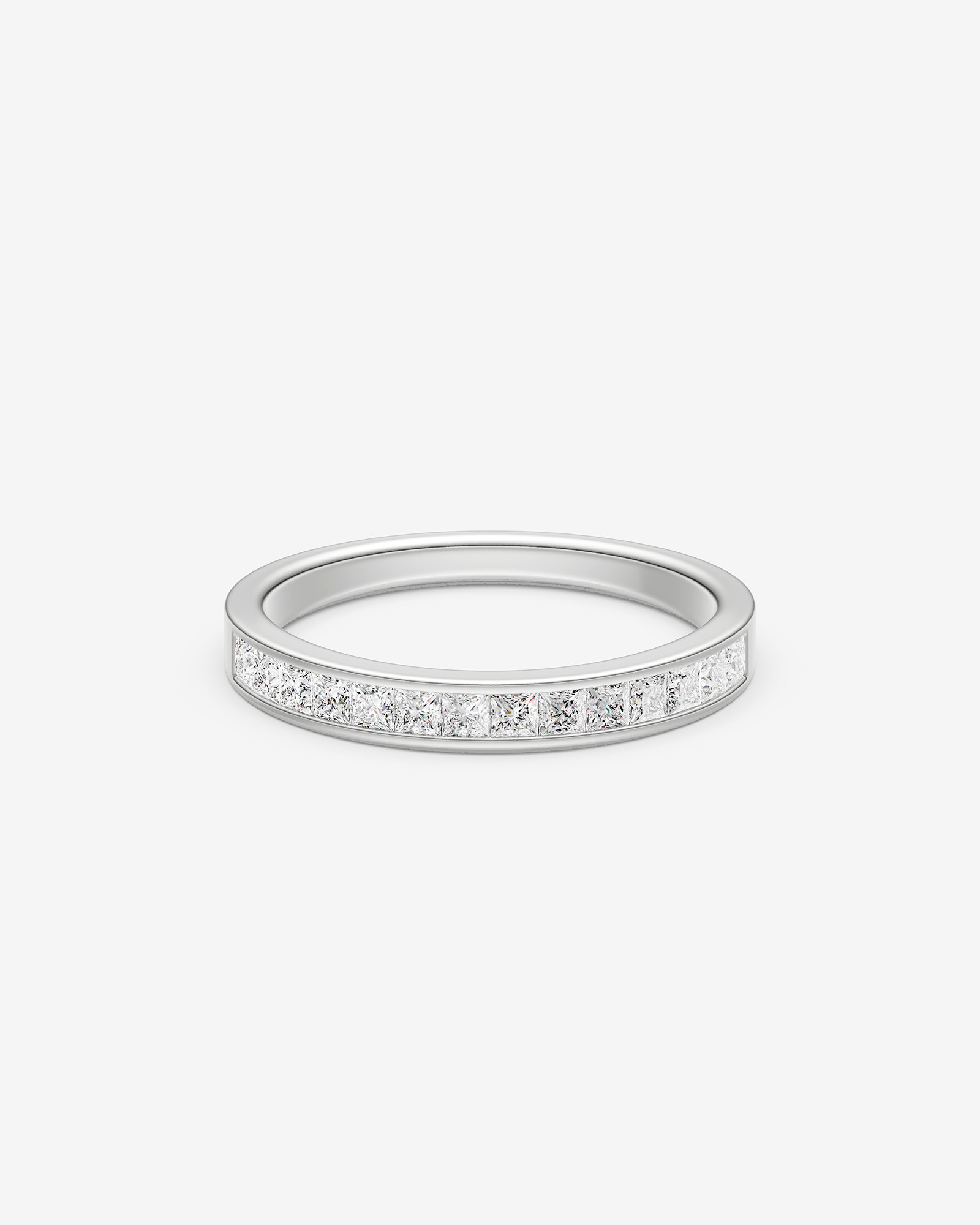 Alliance Evermore en or blanc 14 K avec diamants totalisant 0,50 ct