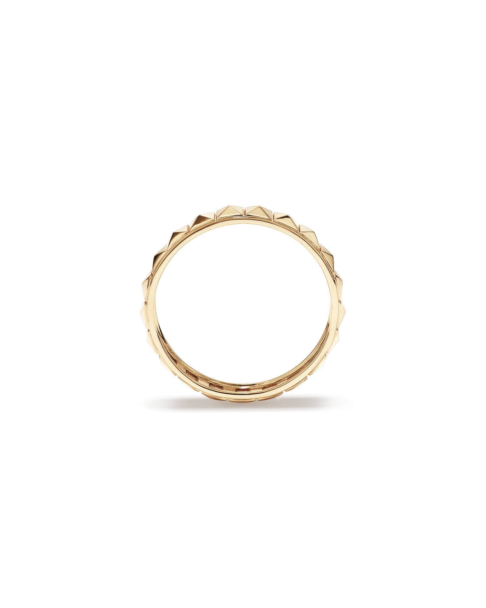 Bague Linéaire Signature Connect en Or Jaune 10 kt