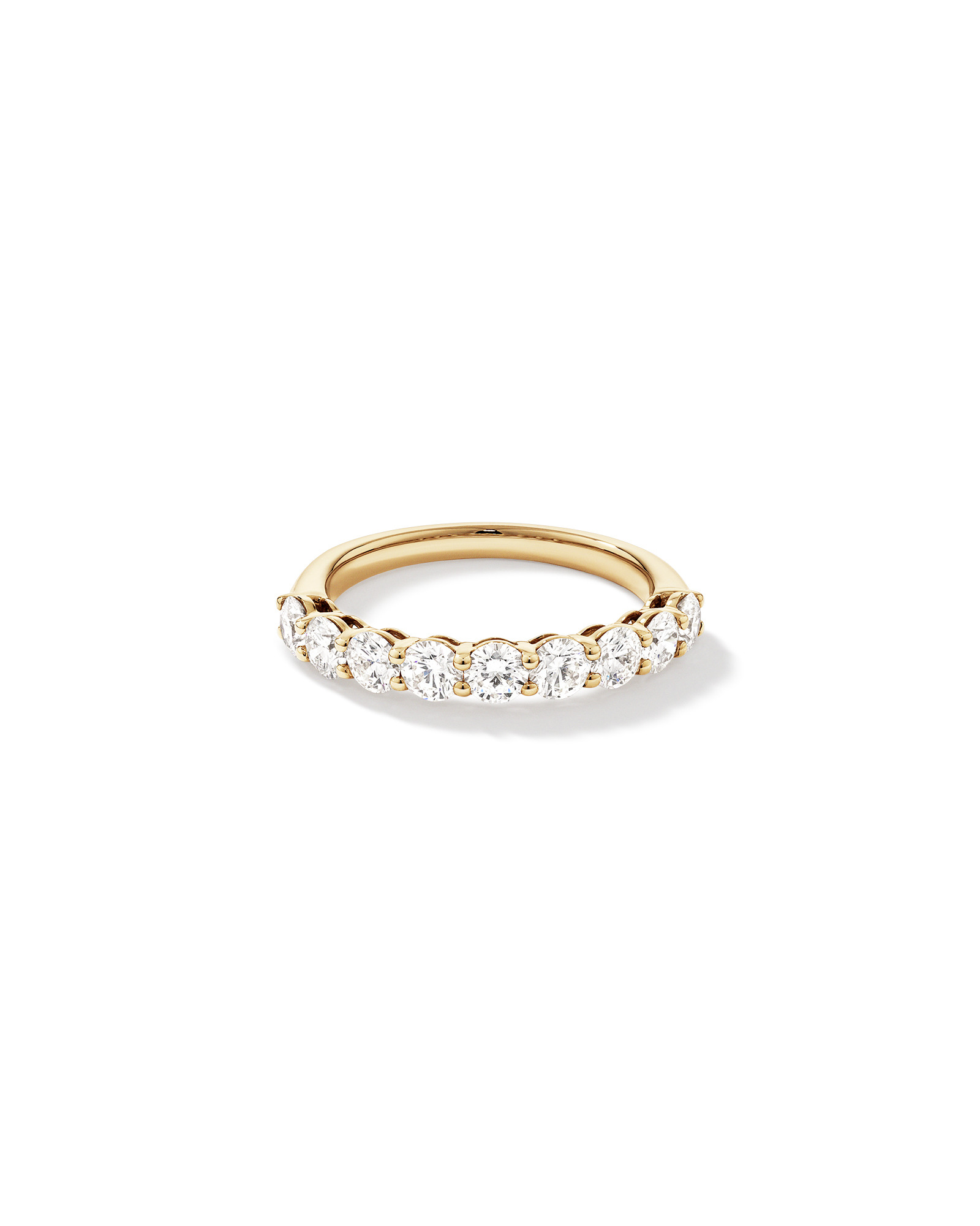 1.30 Carat TW Round Brilliant Laboratory-Grown Diamond Wedding Ring 14kt Yellow Gold