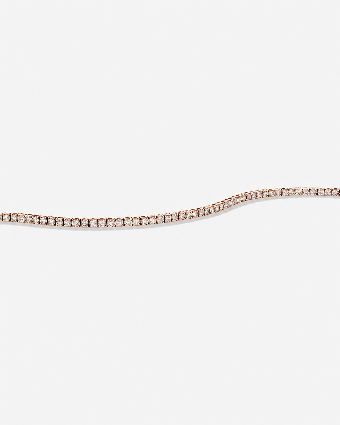 2.46 Carat TW Diamond Tennis Bracelet in 10kt Rose Gold