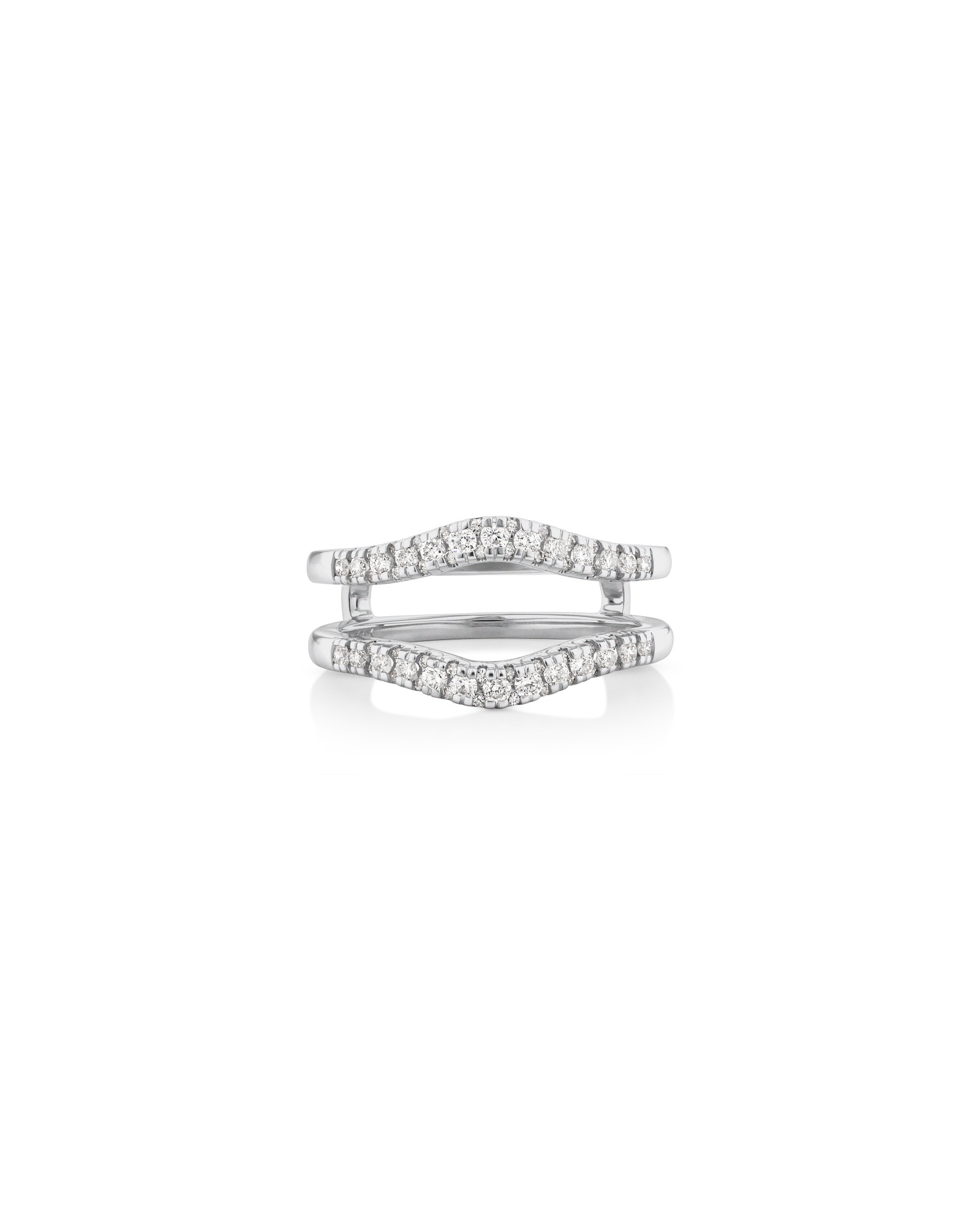 Bague complémentaire Evermore en or blanc 14 K avec diamants totalisant 0,50 ct